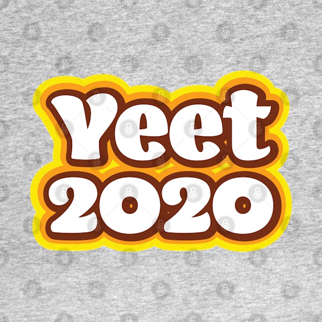 Yeet 2020 - Retro Yellow by Jitterfly